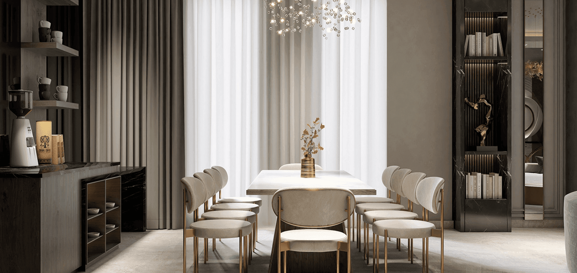Modern Restaurant Dining Hall